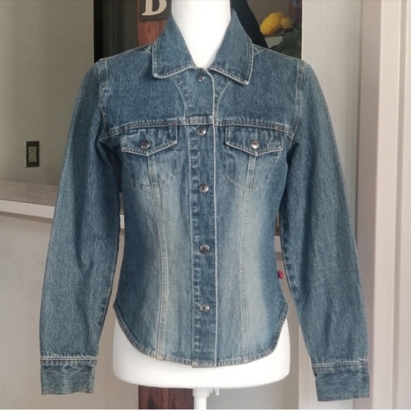 - THE ORIGINAL ARIZONA JEAN COMPANY DENIM SHIRT JACKET SIZE SMALL - Picture 1 of 1